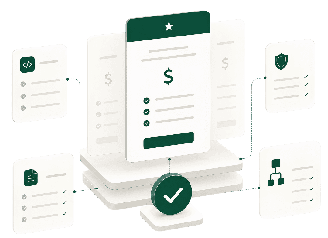 An expected payment at the centre of the supporting provider, bank, and ledger records that confirm it settled